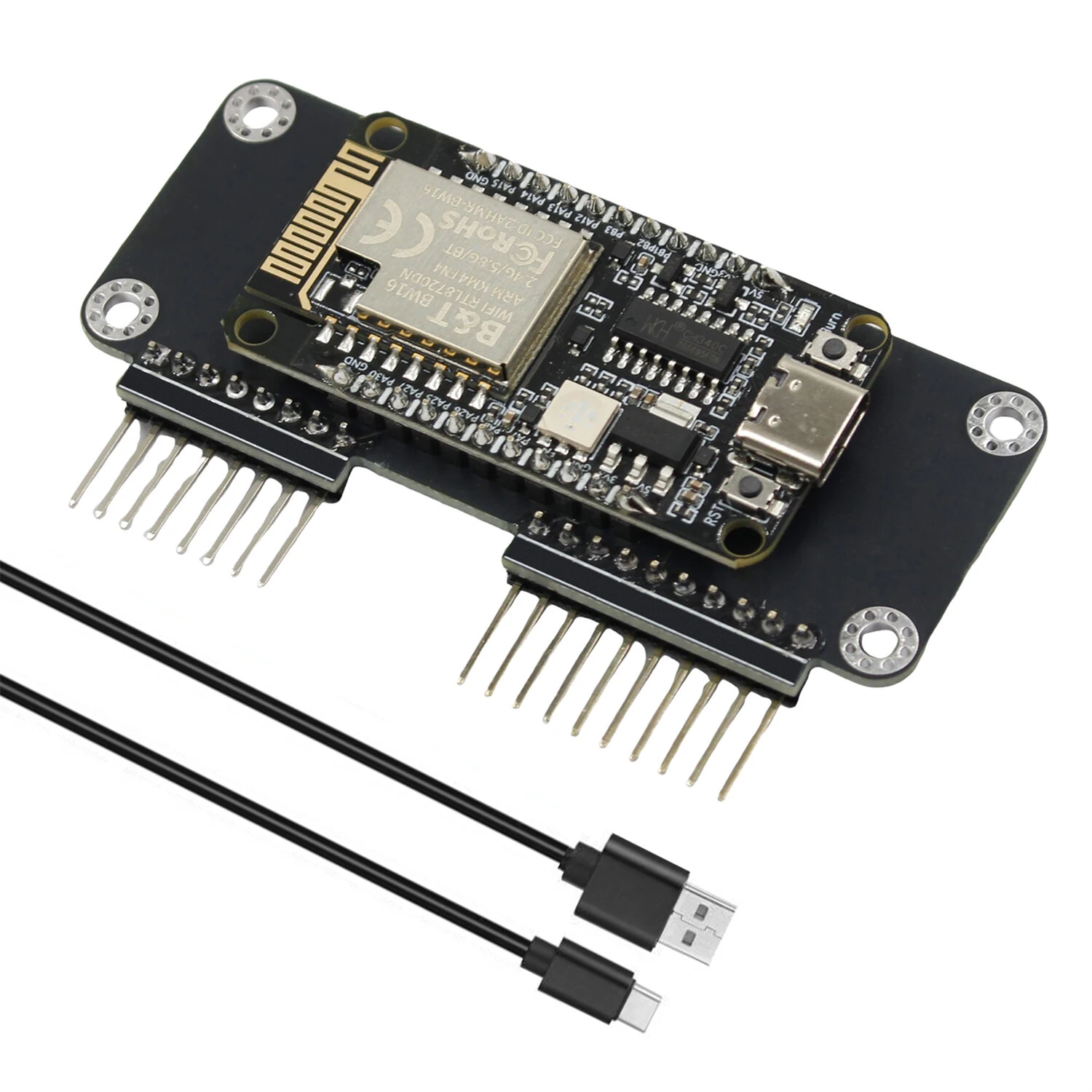 Flipper Zero BW16 5G WiFi Deauther Module Dual Band 2.4GHz/5GHz Pre-Flashed Firmware GPIO Expansion Board IoT Development Board ESP32 CC1101 NRF24 — Flipper