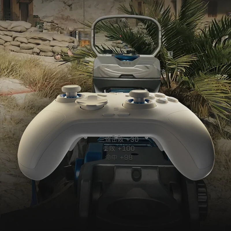 Flydigi Direwolf 4 Tri-mode Wireless Gaming Controller with Forceswitch Lever Trigger Force Adjustment Joysticks Wireless Gamepad Support 6-Axis Gyro 1KHz Polling Rate Vibration Feedback for Windows Android IOS Switch1/2 — view 5