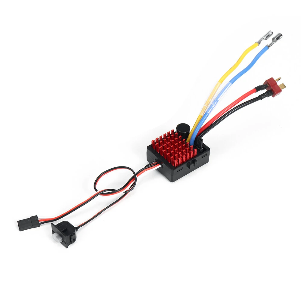 FLYUEACE 6860 Brushed ESC 60A Waterproof Crawler Speed Controller with BEC RC Vehicles Cars Boats Tanks Models Parts — view 5