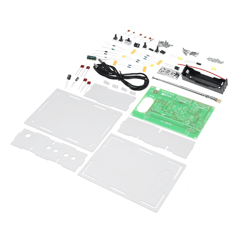FM Radio DIY Kit RDA5807 FM Radio Receiver 65-108MHz Frequency Modulation TDA2822 Power Amplifier Radio Module Board — view 2