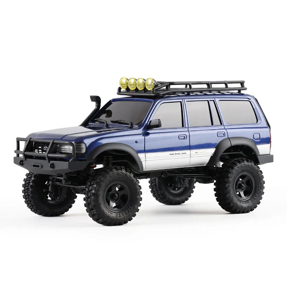 FMS FCX18 RTR 1/18 2.4G 4WD RC Car for TOYOTA Land Cruiser LC80 Rock Crawler Off-road Climbing Vehicle LED Lights Two Speed Models — view 11