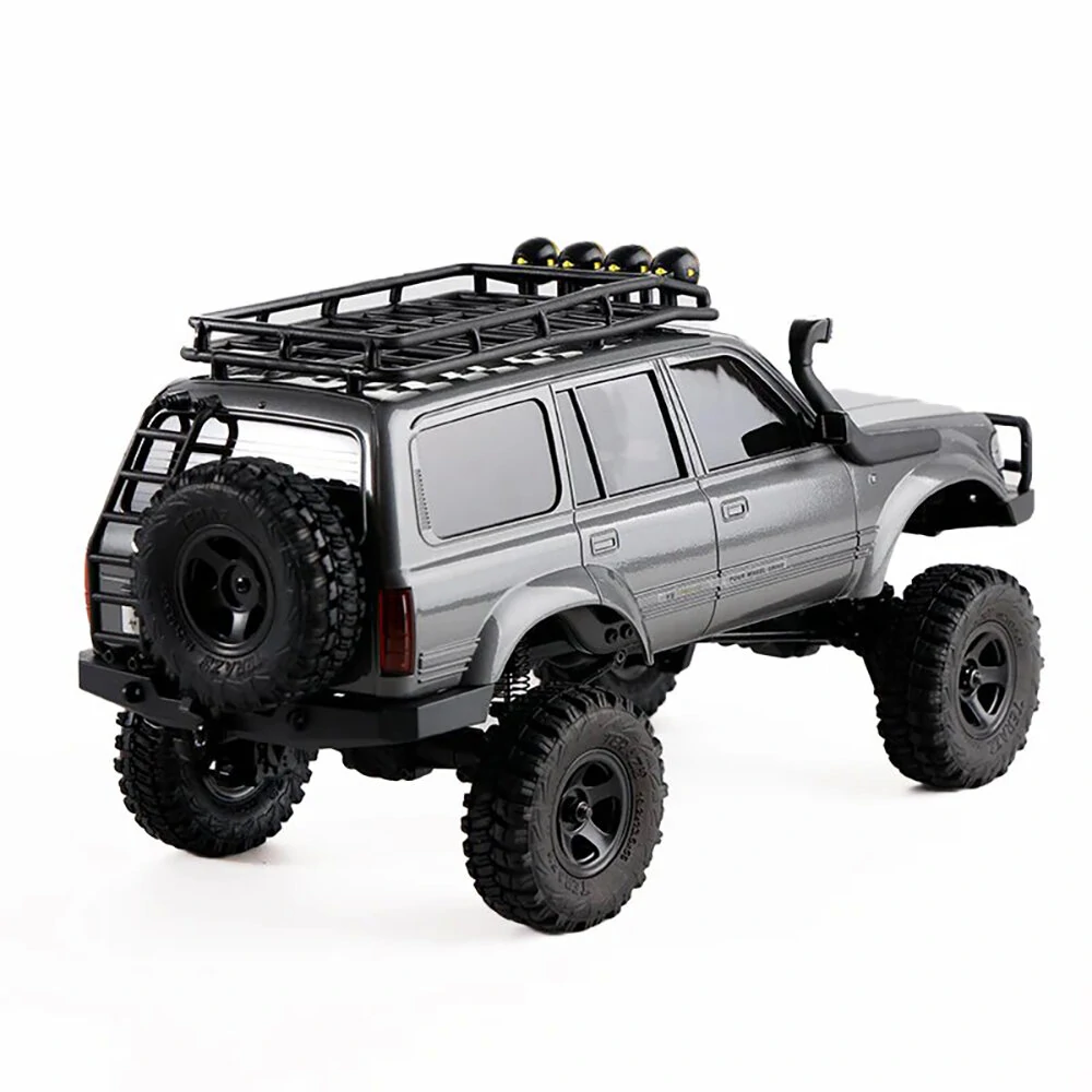 FMS FCX18 RTR 1/18 2.4G 4WD RC Car for TOYOTA Land Cruiser LC80 Rock Crawler Off-road Climbing Vehicle LED Lights Two Speed Models — view 5