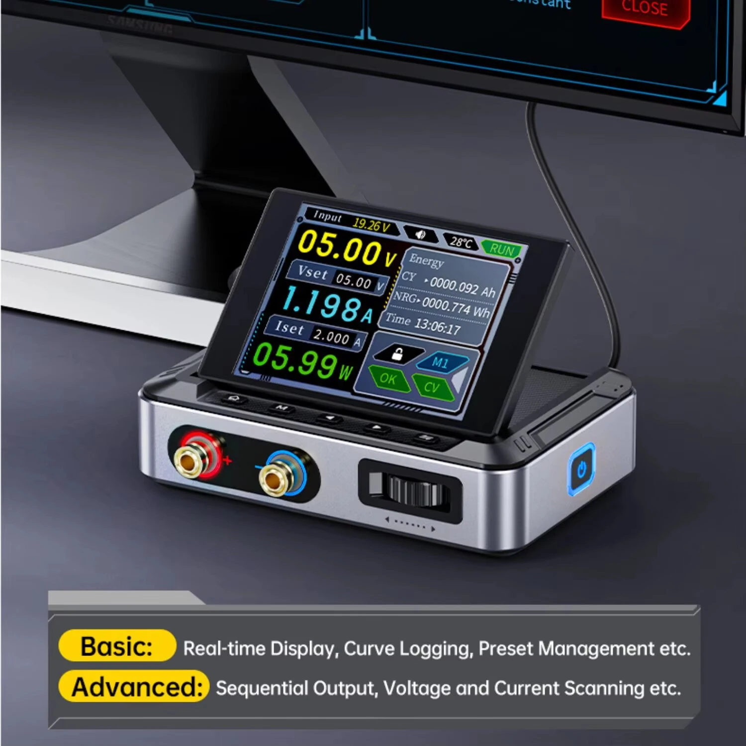 FNIRSI DPS-150 Laboratory DC Power Supply Adjustable 0-30V 0-5A High Precision Portable 2.8-Inch LCD Display Comprehensive Protections — view 2