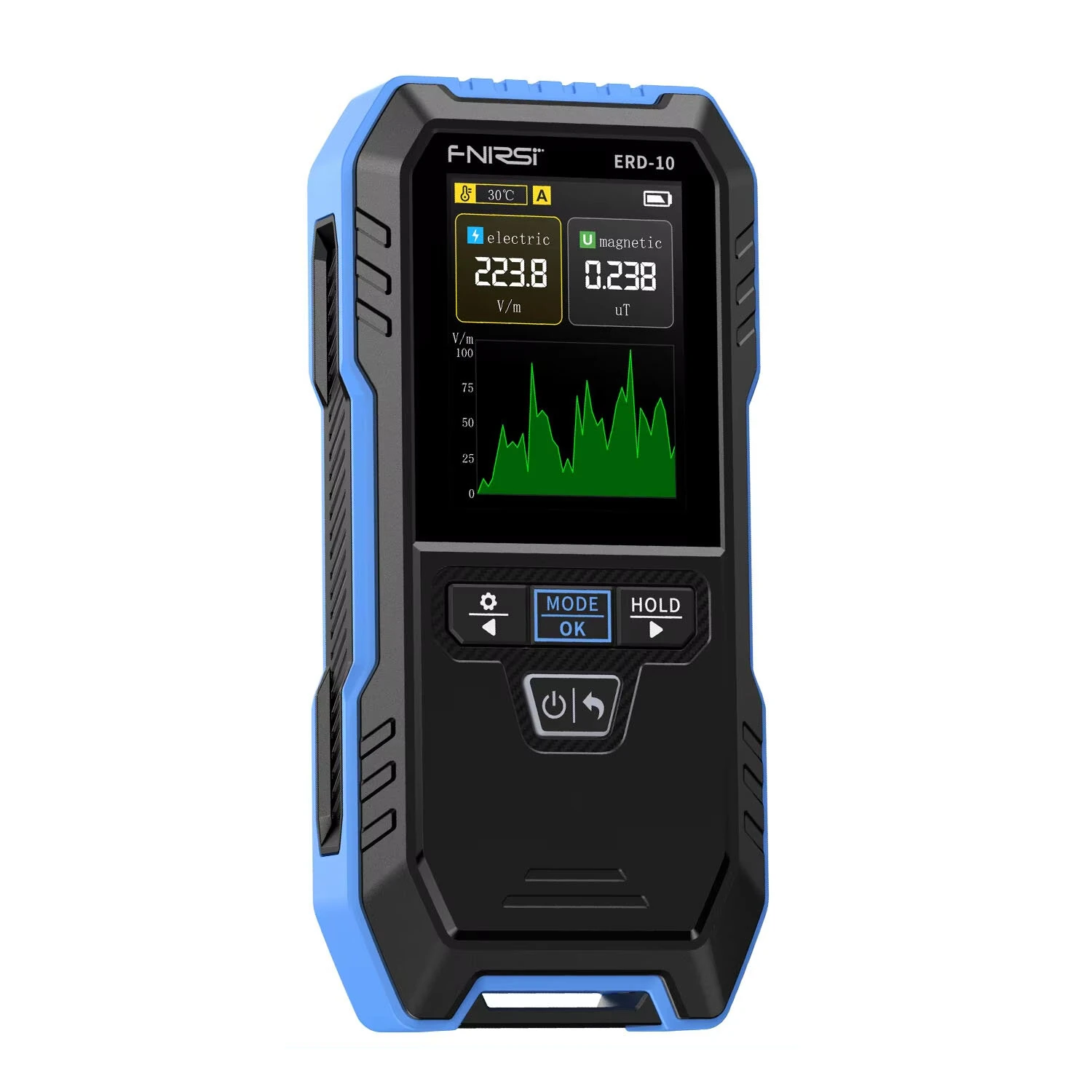 FNIRSI ERD-10 Electromagnetic Radiation Tester Electric Magnetic RF Radiation Meter High Accuracy Portable EMF Meter Color Screen Temperature Monitoring — image 1