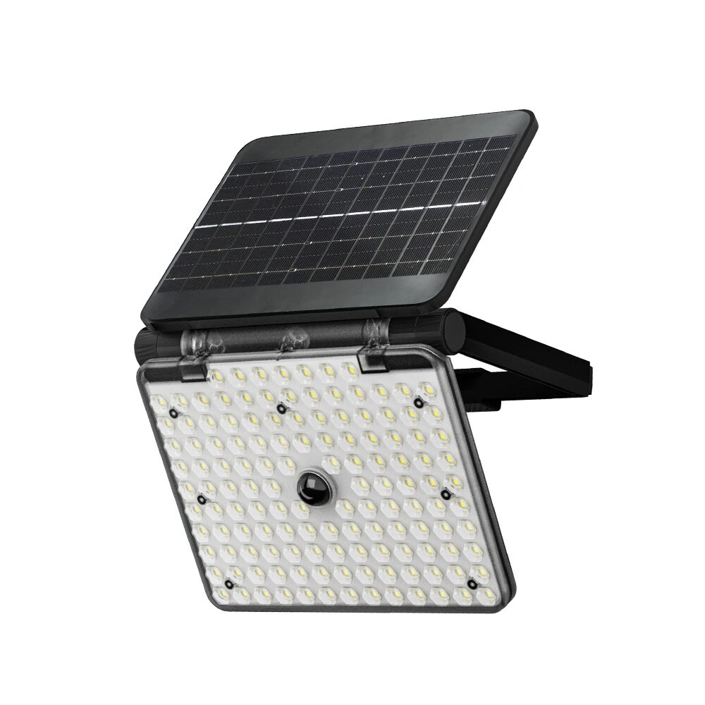 Foldable Solar Motion Sensor Wall Light Outdoor Yard Garden Lamp 3 Modes LED Floodlight Induction Compact Outdoor Security Lamp