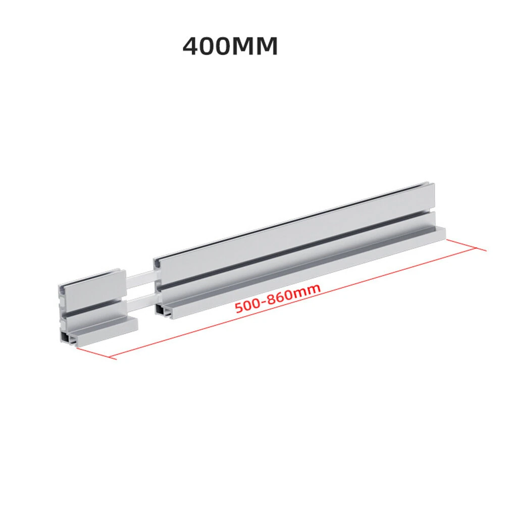 Fonson Adjustable 75 T-Track Miter Saw Fence for Woodworking Accessories Table Saw Fence with Laser Measure 400/600/800/1000mm Miter Gauge Fence Fits Portable Table Saws Band Saws and Cabinet Saws — view 5