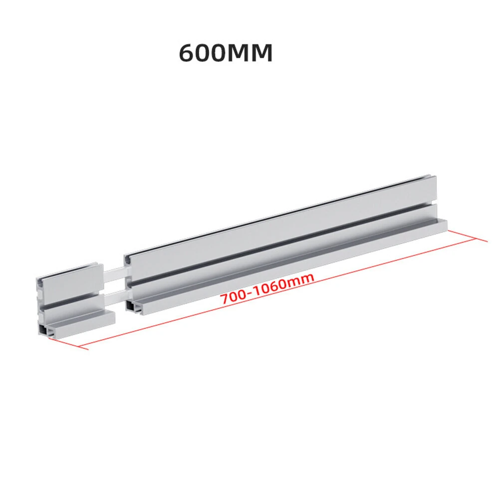 Fonson Adjustable 75 T-Track Miter Saw Fence for Woodworking Accessories Table Saw Fence with Laser Measure 400/600/800/1000mm Miter Gauge Fence Fits Portable Table Saws Band Saws and Cabinet Saws — view 6