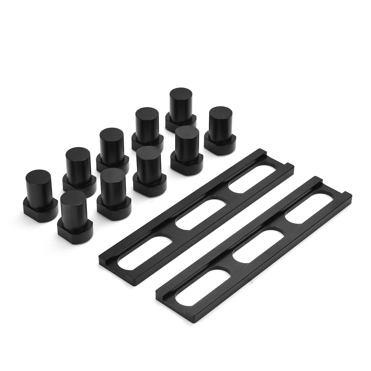 Fonson Woodworking Planing Stop with 10pcs Dog Hole Bench Dog Clamp Desktop Tenon Workbench Table Accessories — FONSON TOOLS