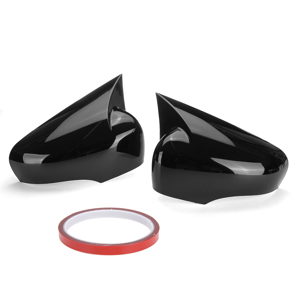 For Renault For Clio 4 MK4 2012-2019 Pair Rear View Mirror Cap Cover Direct Add-On Left & Right — view 5