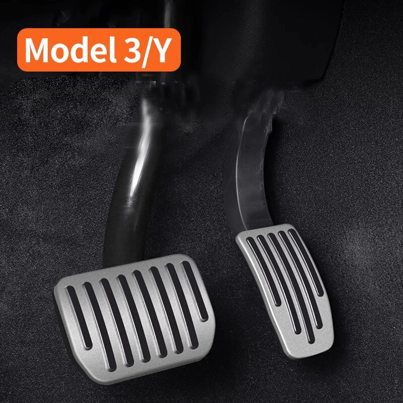 For Tesla Model 3/Y Accelerator Pedal Brake Pedal Aluminum Alloy Foot Brake Pedal Cover Rest Pedal — view 7