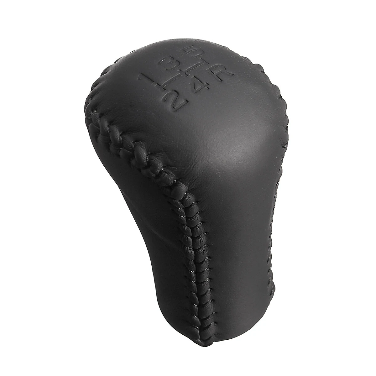 For Toyota Lexus Scion 5 Speed PU Leather Car Gear Shift Knob Stick Head Black — view 9