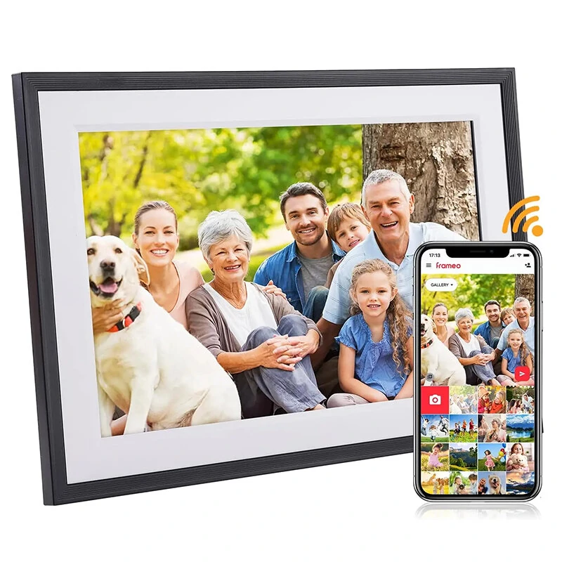 frameo 10.1" HD IPS HD Touch Screen Digital Photo frame WiFi Cloud frame Digital Picture frame 32GB Smart WiFi Digital Photo frame with 1280x800 Wall Mountable — Pricio