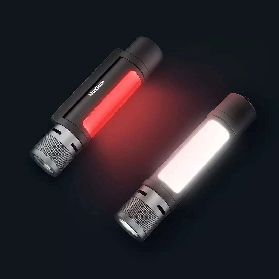[FROM XIAOMI YOUPIN] NEXTOOL 6-in-1 1000lm Dual-light Zoomable LED Flashlight with High Decibel Alert USB-C Rechargeable Mobile Power Bank Magnetic Camping Work Light — view 8