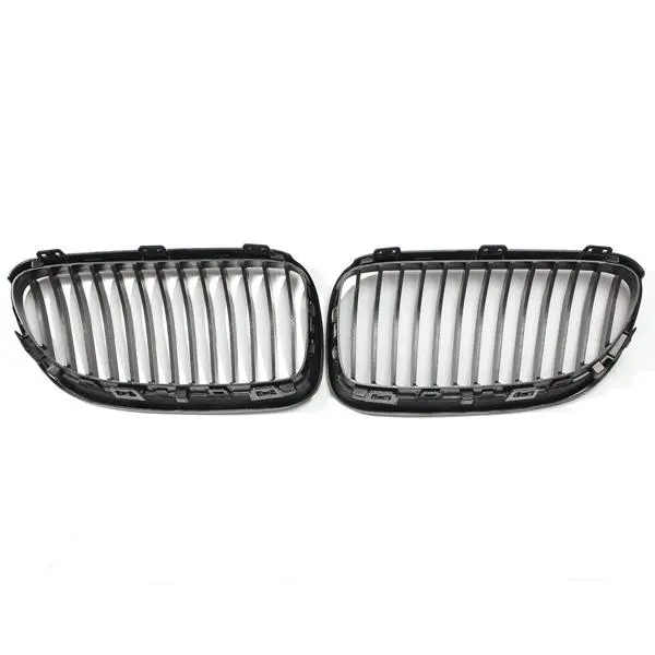 Front Kidney Grille Grills Matte Black for BMW E92 E93 3-Series LCI Facelift 2DR — view 2