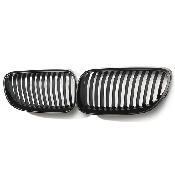 Front Kidney Grille Grills Matte Black for BMW E92 E93 3-Series LCI Facelift 2DR — view 3