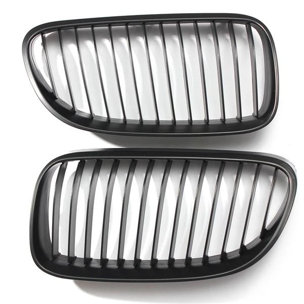 Front Kidney Grille Grills Matte Black for BMW E92 E93 3-Series LCI Facelift 2DR — view 6
