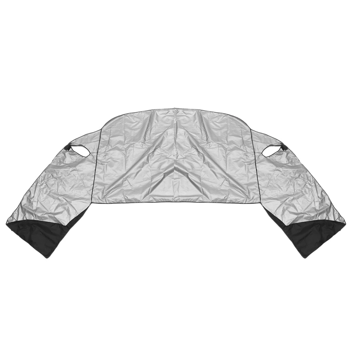 Front Windshield Half Cover Screen Out Blind Window Wrap Frost Black For Van — view 6