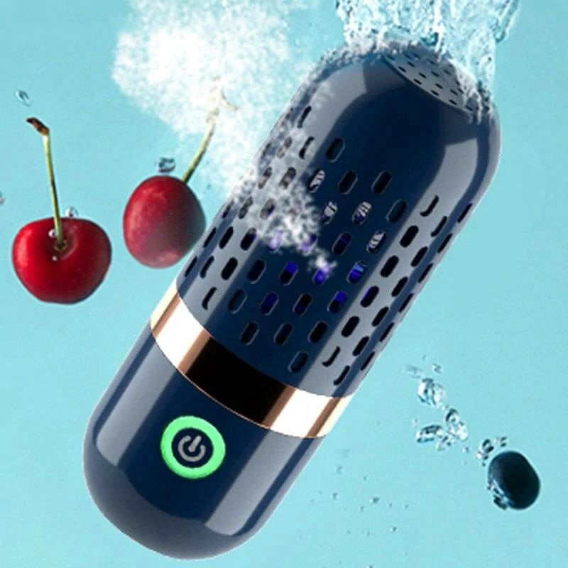 Fruit Vegetable Washing Machine Capsule Shape Wireless Food Purifier Household Pesticide Disinfection Vegetables Cleaner Machine — view 2