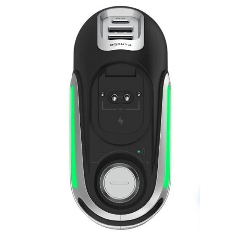FURYCUBE R-Power Magnetic Mouse Charging Dock for Razers Mouse Wireless Charging Base RGB Lighting Volume Knob USB Hub Compatible with Raser Series Wireless Mouse — view 6
