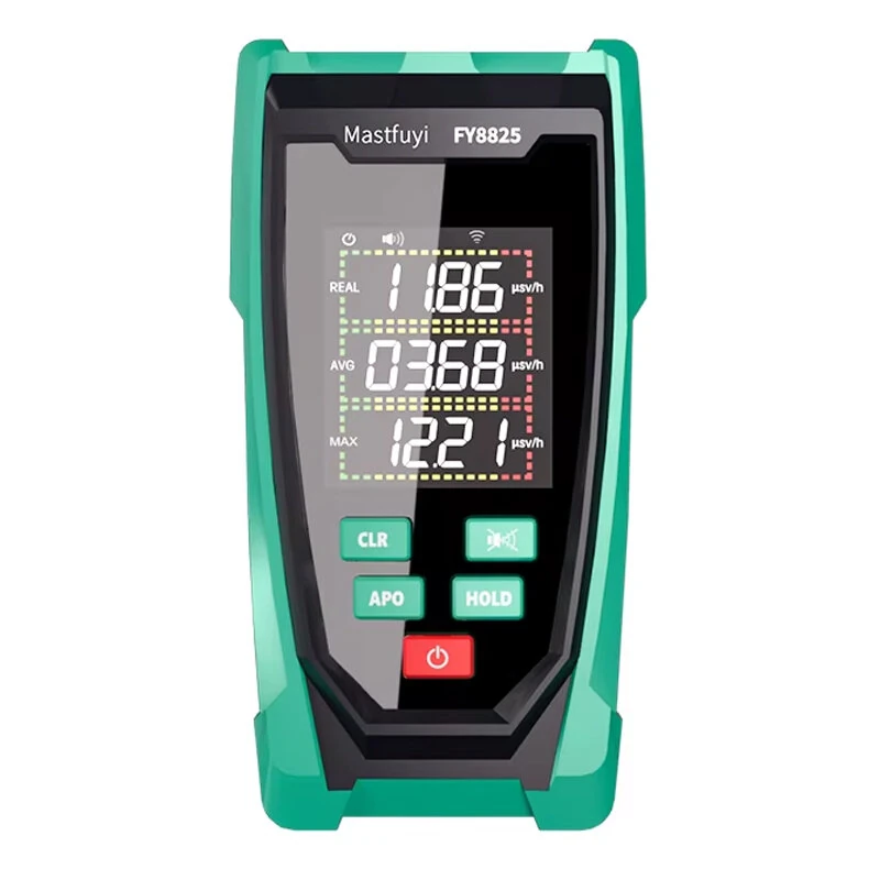 FUYI FY8825 Geiger Counter Nuclear Radiation Detector Detects X-rays Gamma Rays Beta Particles LCD Display Rechargeable Lithium Battery Portable Radiation Meter Safe Threshold Alarm — image 1