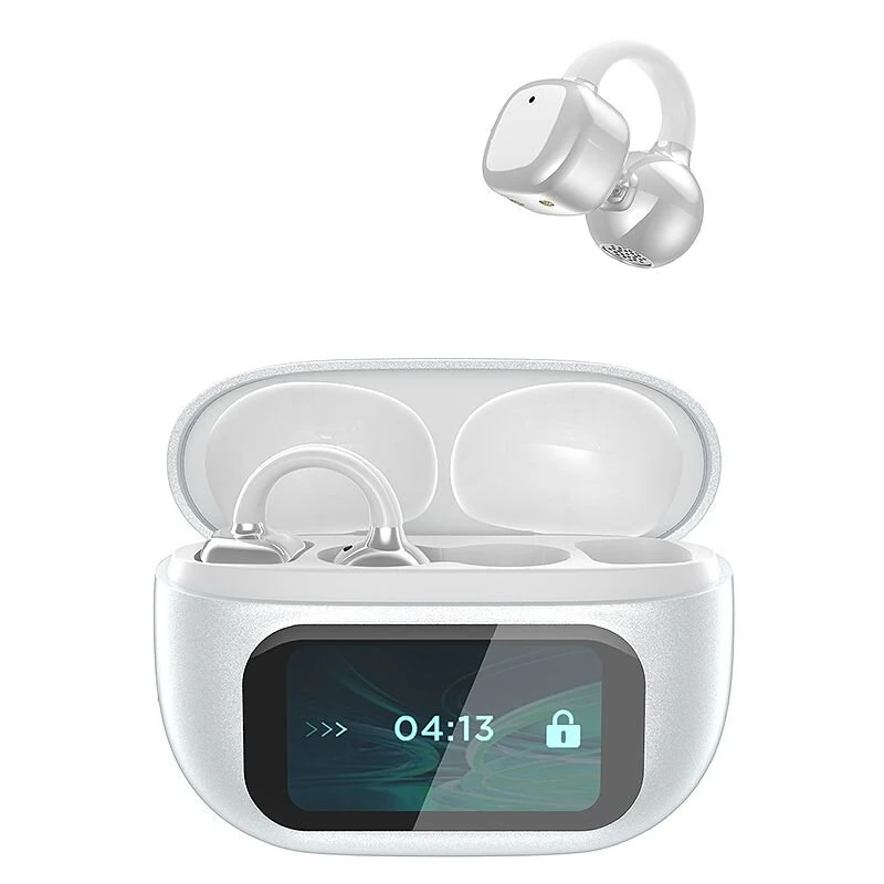 G08 Translator Earbuds Wireless bluetooth 5.4 Earphone LED Touch Screen 13.2mm Dynamic Drivers Bass Sound Instant Translation Earclip Open-ear Headphones — view 10