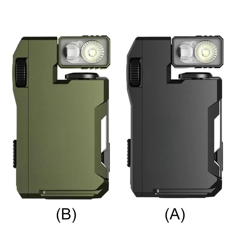 G5 400 Lumens Rechargeable EDC LED Keychain Flashlight with RGB Light Dual Light Sources Mini LED Torch Portable Pocket Light EDC Survival Tools For Outdoor — image 1