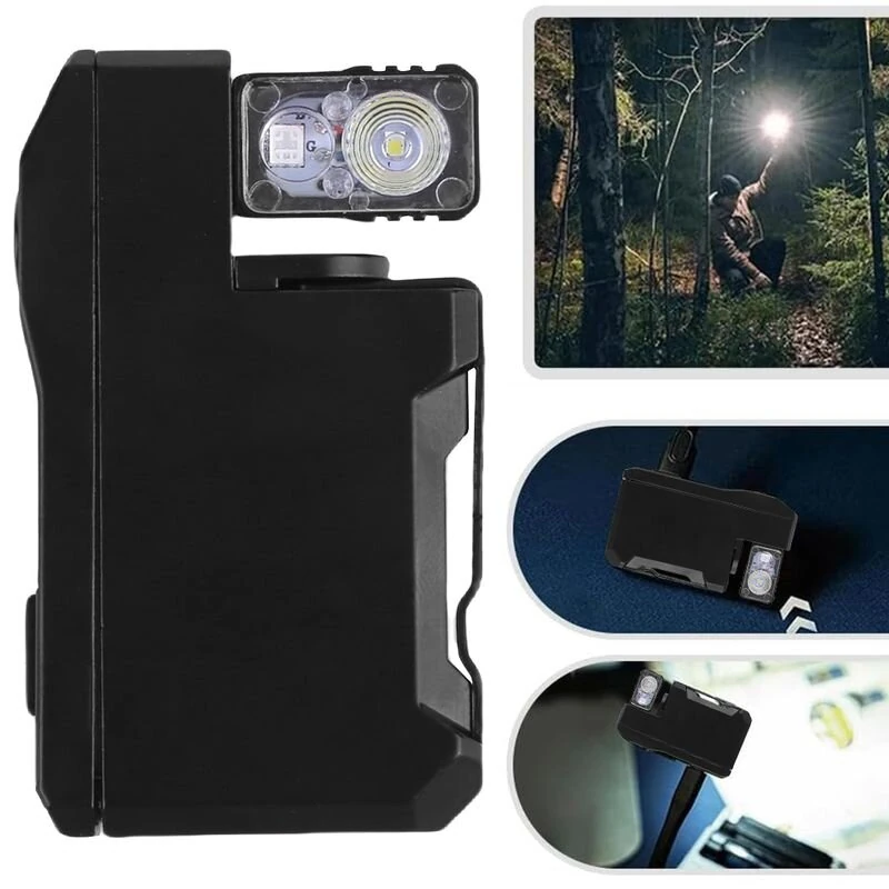 G5 400 Lumens Rechargeable EDC LED Keychain Flashlight with RGB Light Dual Light Sources Mini LED Torch Portable Pocket Light EDC Survival Tools For Outdoor — view 2