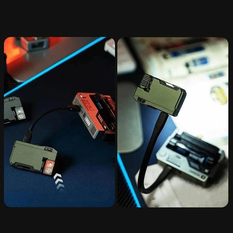 G5 400 Lumens Rechargeable EDC LED Keychain Flashlight with RGB Light Dual Light Sources Mini LED Torch Portable Pocket Light EDC Survival Tools For Outdoor — view 9