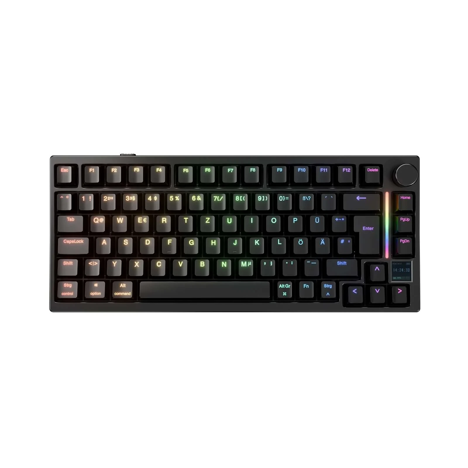 Gamakay TK75HE V2 Hall Effect Tri-mode Magnetic Keyboard 8K Polling Rate 0.005mm RT Accuracy TOP Structure 75% US / DE ISO Layout DIY Customization Wireless Mechanical Gaming — Gamakay