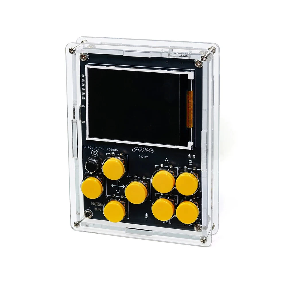 Game Console Electronic DIY kit Handheld Device with Weather Display and Clock Music Spectrum XiaoZhi AI Robot Soldering Practice — image 1