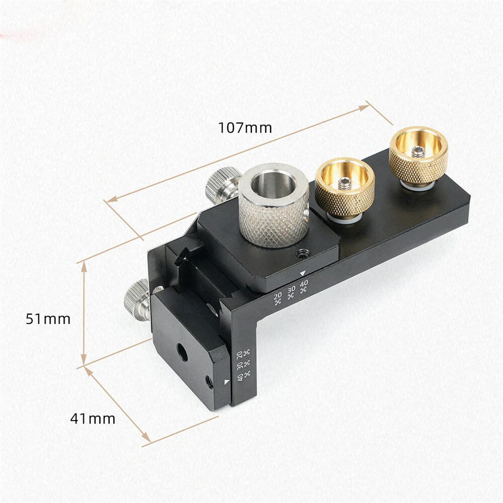 GANWEI Aluminum Alloy CNC MGO-000-148E Drilling and Tapping Fixture Precision Tool for 20 30 40 Series Profiles M6 M8 Threads Anodized Surface Treatment — view 2