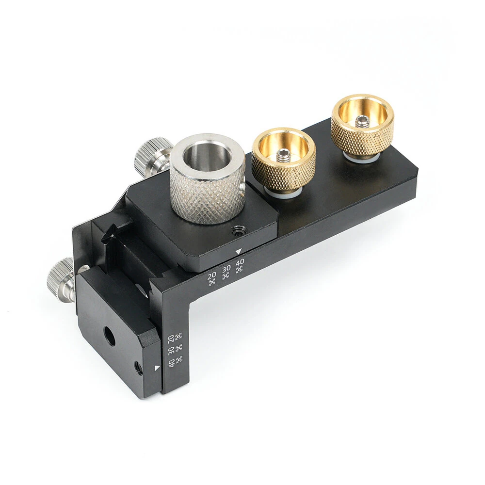 GANWEI Aluminum Alloy CNC MGO-000-148E Drilling and Tapping Fixture Precision Tool for 20 30 40 Series Profiles M6 M8 Threads Anodized Surface Treatment — view 3