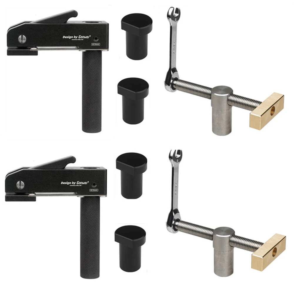 GANWEI Woodworking Desktop Quick Acting Hold Down Clamp Desktop Clip Fast Fixed Clip Toohr for Woodworking Benches 19/20MM Hole Tool — Ganwei