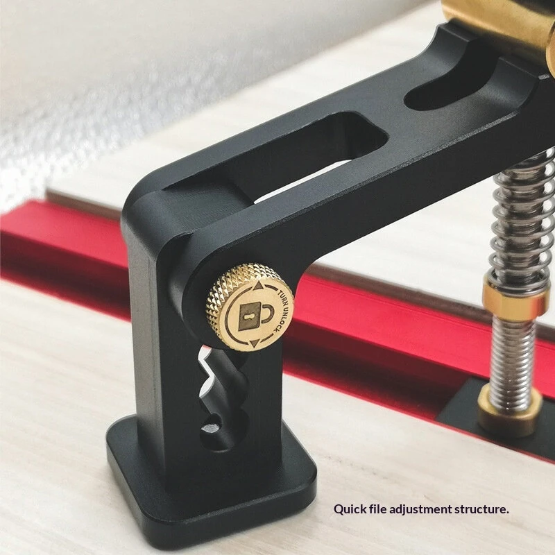 GANWEI Woodworking T-Slot Clamp Adjustable Quick Positioning Hold Down Jig 45/30 Type T-track Slide Blocks Workbench Press Fixing Tool — view 5