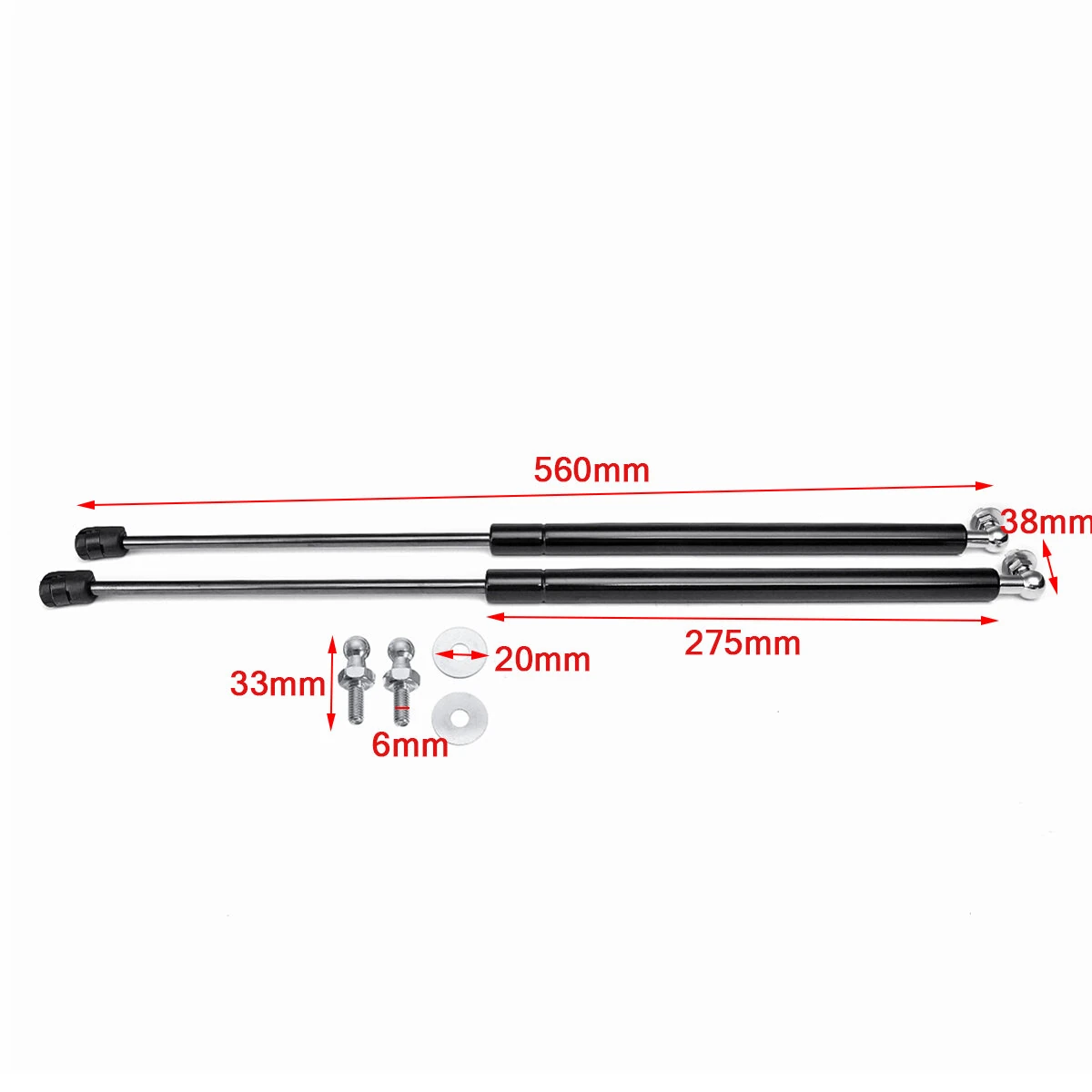 Gas Shock Hood Struts Damper Lift Support For Skoda Octavia A7 MK3 2012-2020 — view 3