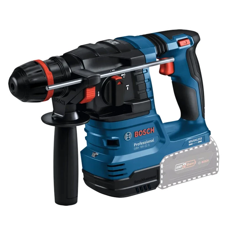 GBH 18V-22 X for Bosch Cordless Rotary Hammer Drill SDS Plus 18V Brushless Motor 2J Impact Energy Vibration Control Power Tool — Bosch