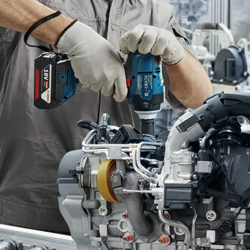 GDS 18V-400 for Bosch Cordless Impact Wrench 18V 400N.m. Torque 1/2 Inch Square Drive High-Speed ABR Function Professional Power Tool — view 4
