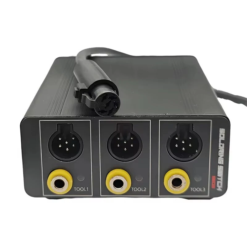 GEEBOON SW03 Soldering Station 3-Channel Switcher Multi-Channel Expansion 3 Working Station For TA305 TC22 JBC — view 4