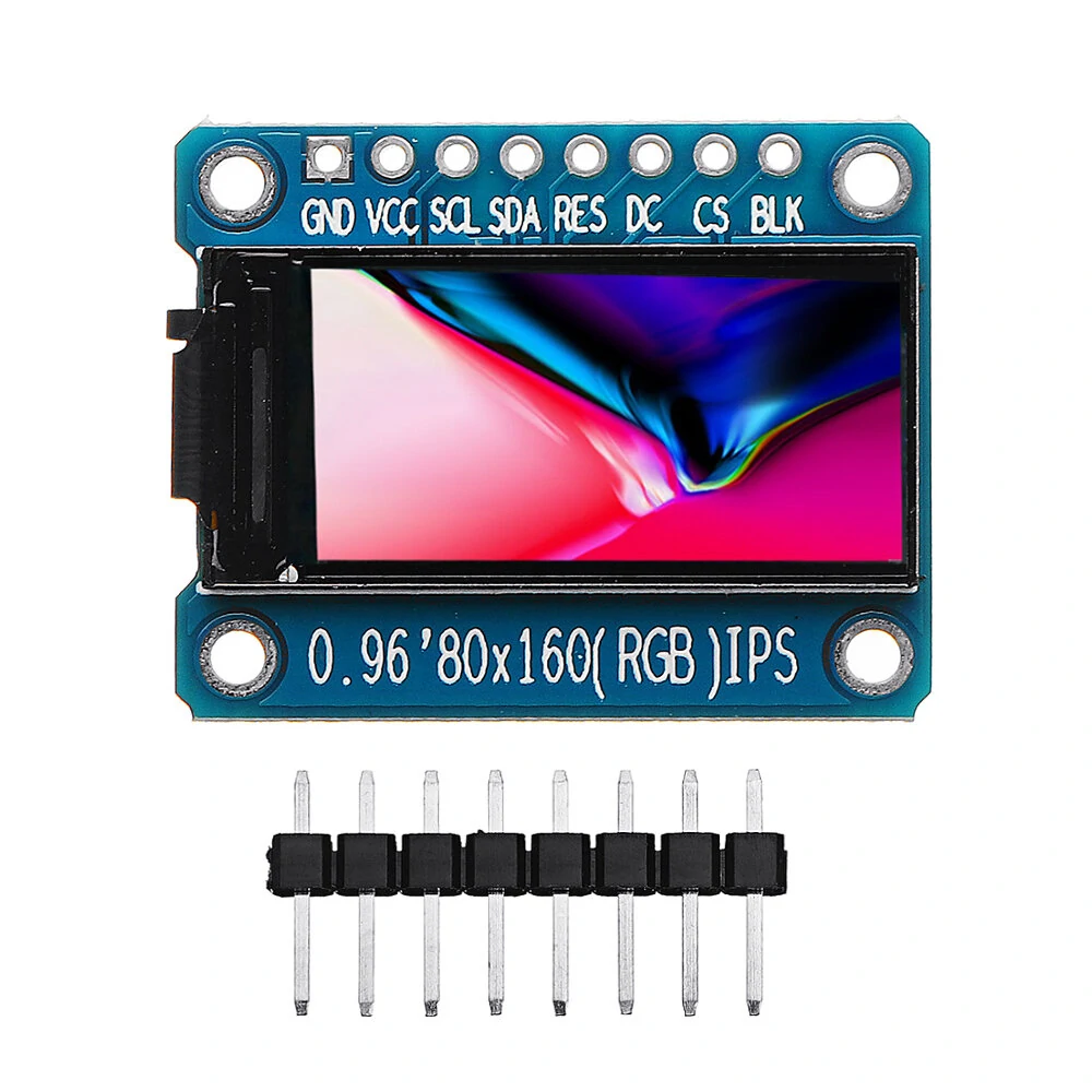 Geekcreit 0.96 Inch 7Pin HD Color IPS Screen TFT LCD Display SPI ST7735 Module — Geekcreit