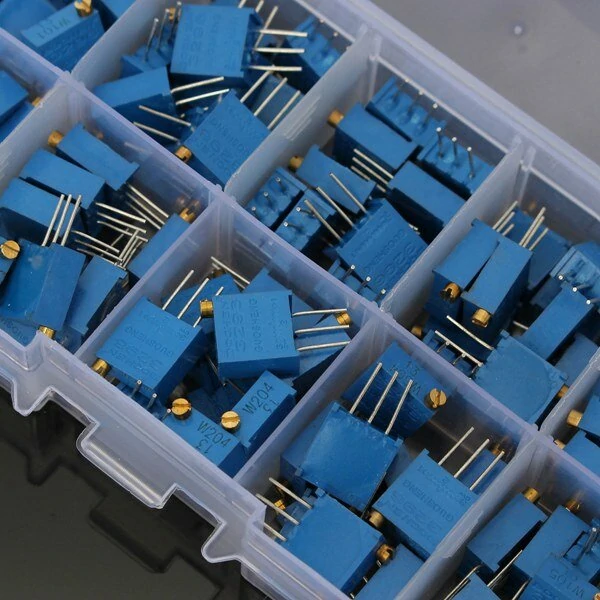 Geekcreit® 10 Value 100pcs 100Ω~1MΩ Trimmer Resistor Trim Pot Potentiometer Kit — view 4