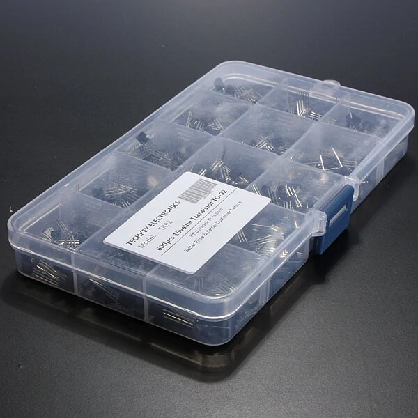 Geekcreit® 600 Pcs 15 Value x 40 Pcs Transistor TO-92 Assortment Box Kit With Box — view 2