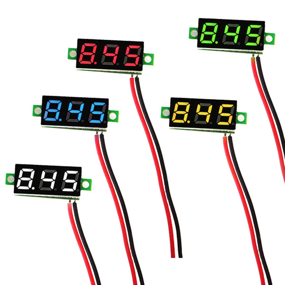 Geekcreit® 0.28 Inch 2.5V-30V Mini Digital Volt Meter Voltage Tester Two Line Voltmeter — Geekcreit