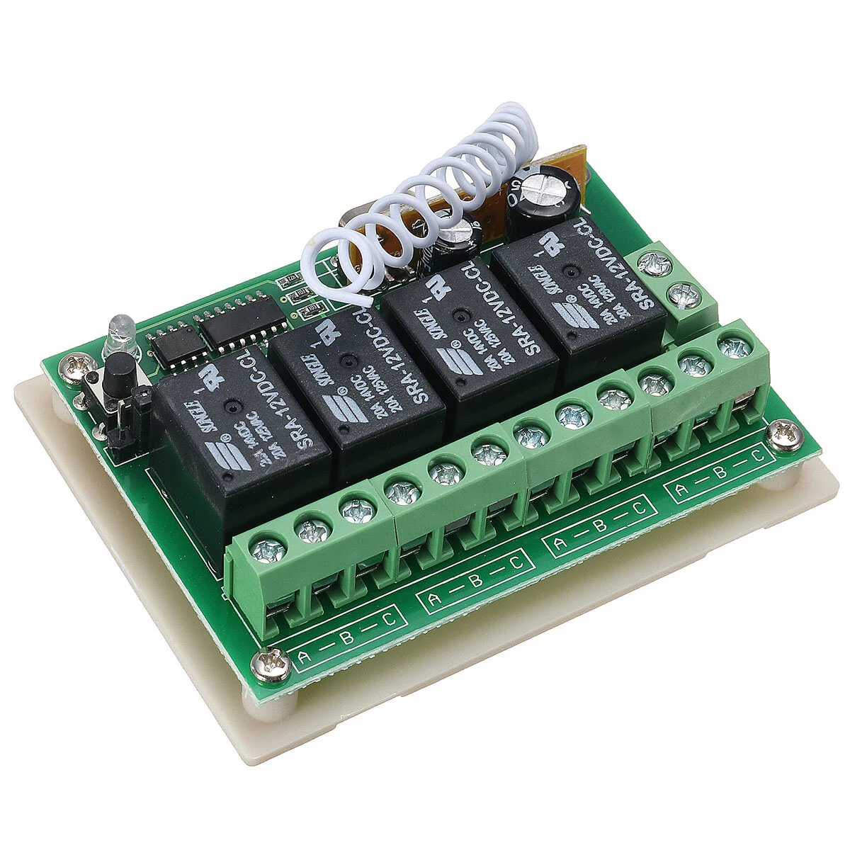 Geekcreit® 12V 4CH Channel 433Mhz Wireless Remote Control Switch With 2 Transmitter — view 4