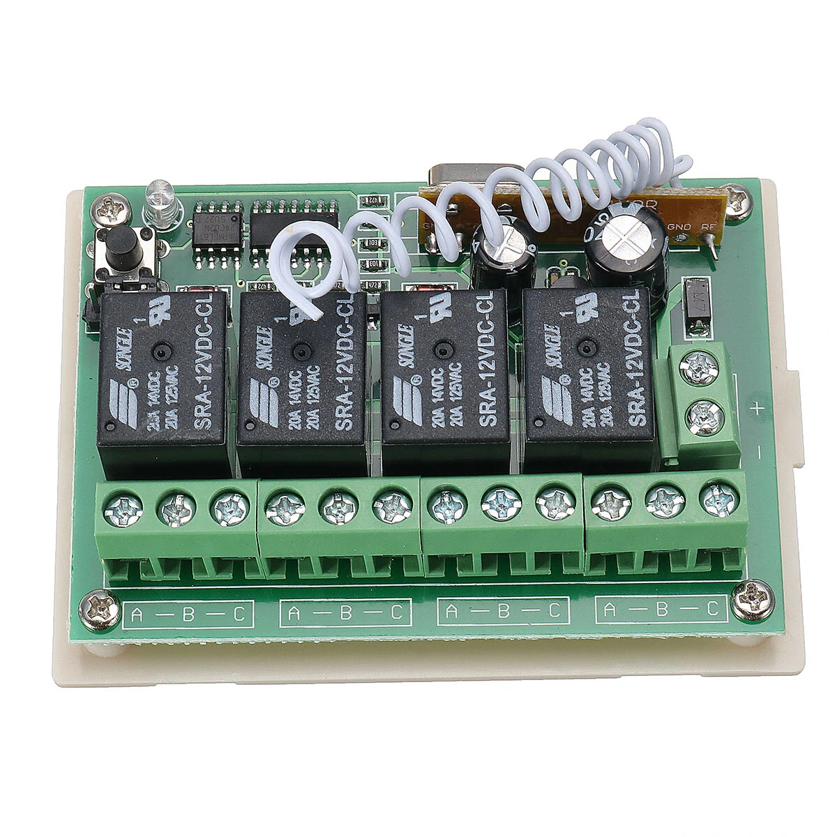 Geekcreit® 12V 4CH Channel 433Mhz Wireless Remote Control Switch With 2 Transmitter — view 5