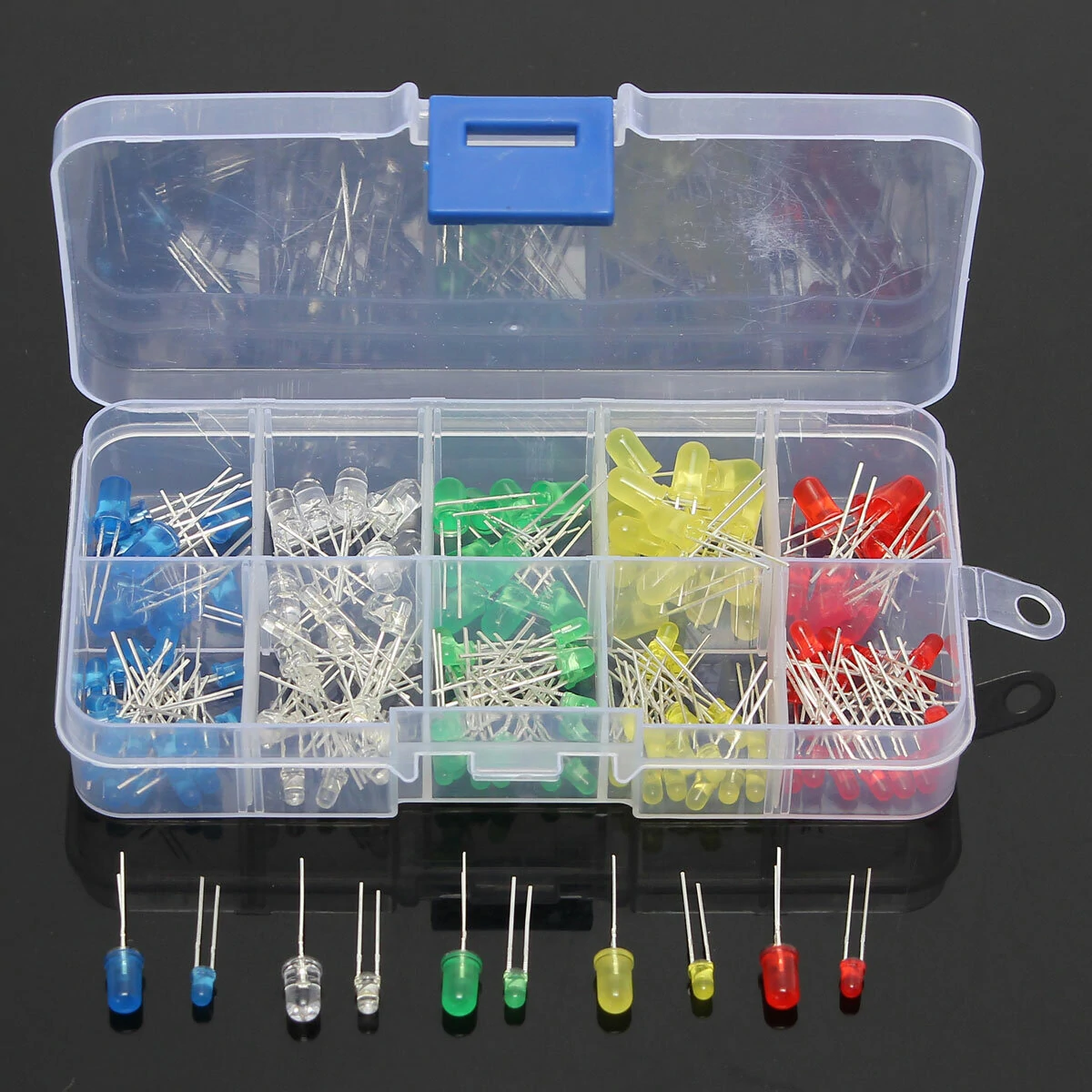 Geekcreit® 375pcs 3MM 5MM LED Light-emitting Diode Beads Resistance Lights Kits Bulb Lamp — Geekcreit
