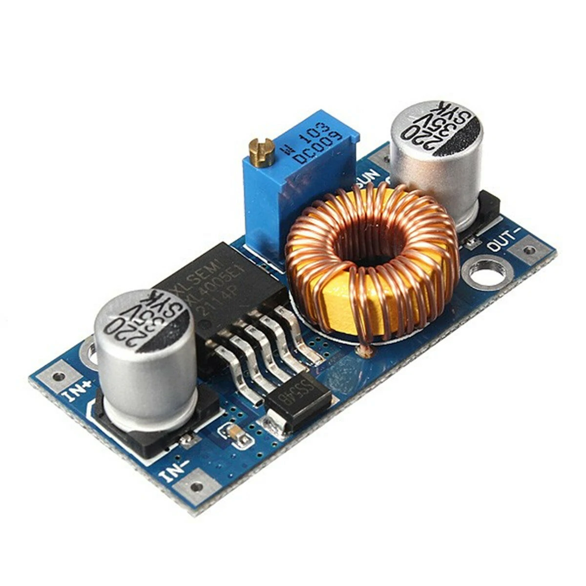 Geekcreit® 5A XL4005 DC-DC Adjustable Step Down Module Power Supply Converter — view 2