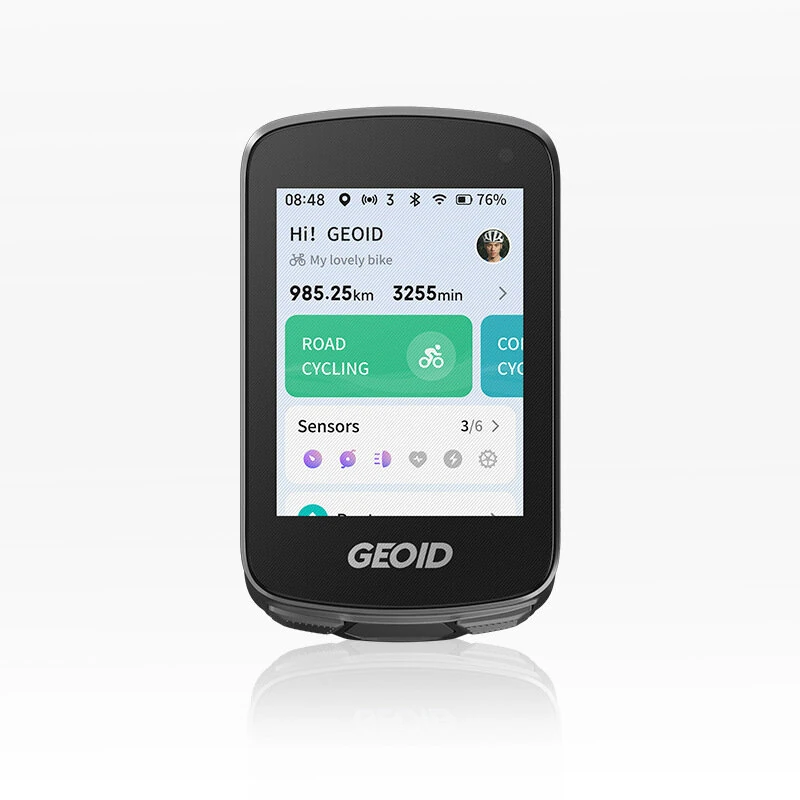 Geoid CC700 Pro GPS Bike Computer 2.8-Inch Color Touchscreen Navigation With Maps ANT+ Wi-Fi Wireless Cycling Speedometer & Odometer — view 2