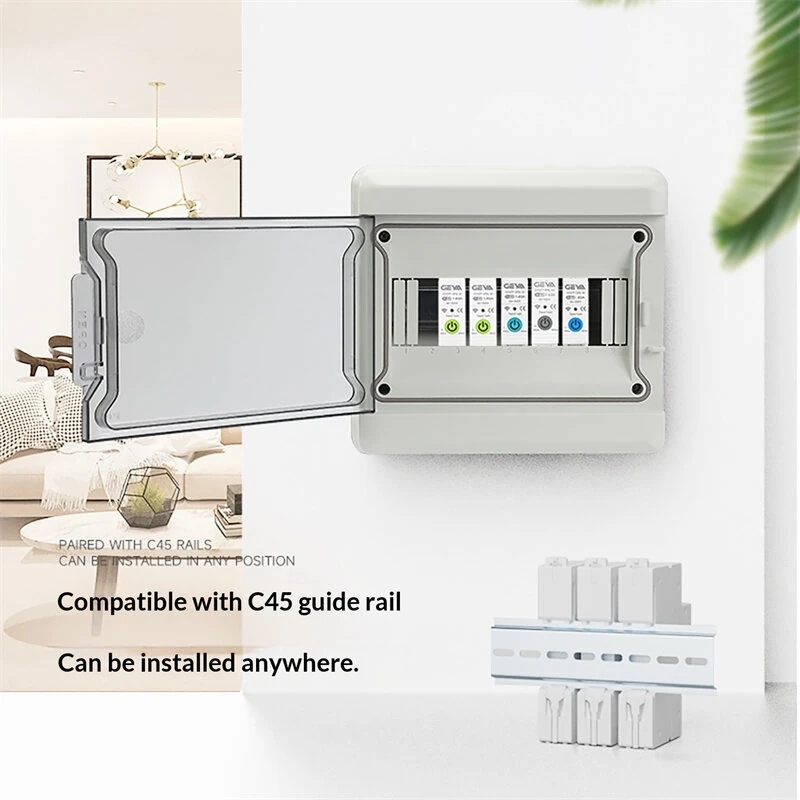 GEYA GYDZT-1PNL 63 Tuya Smart WiFi Circuit Breaker 1-63A Adjustable Energy Monitoring APP Remote Control for Home Monitoring — view 3