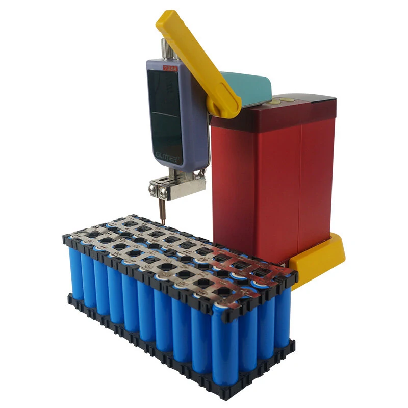 GLITTER 801D 220V 12KW Spot Welder High Power Energy Storage Capacitor Spot Welder 18650 Battery Pack Welding Machine EU Plug — view 5