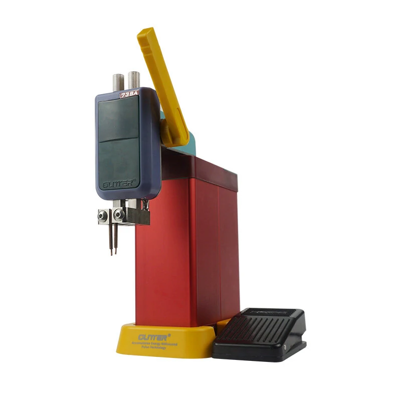 GLITTER 801D 220V 12KW Spot Welder High Power Energy Storage Capacitor Spot Welder 18650 Battery Pack Welding Machine EU Plug — view 8